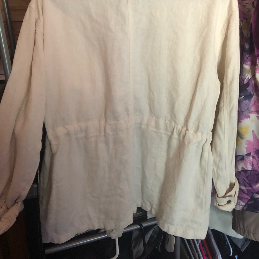 Linen Utility Jacket. XS - Picture 2 of 6